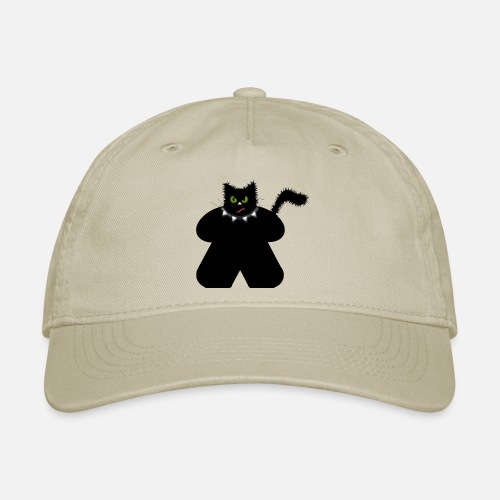 Luna The Cat Meeple - Organic Baseball Cap