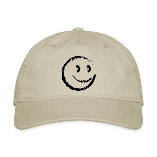 smile be happy - Organic Baseball Cap
