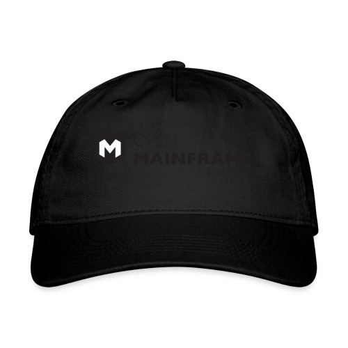 Open Mainframe Project - Black Logo - Organic Baseball Cap