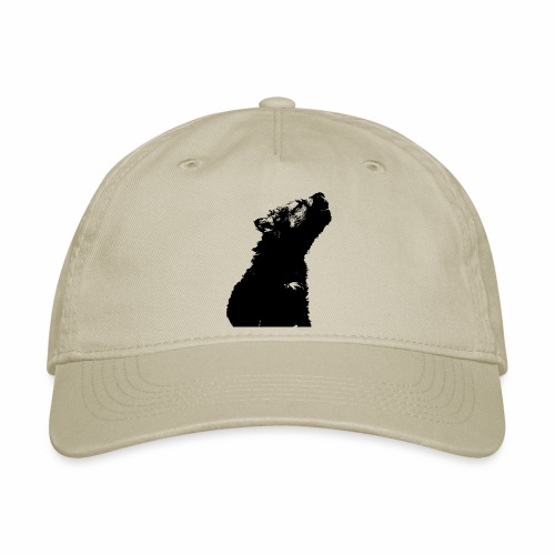 OnePleasure cool cute young wolf puppy gift ideas - Organic Baseball Cap