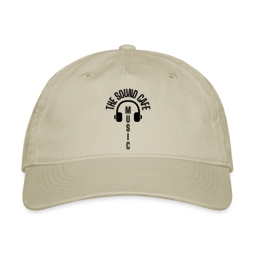 The Sound Cafe With Logo - Organic Baseball Cap