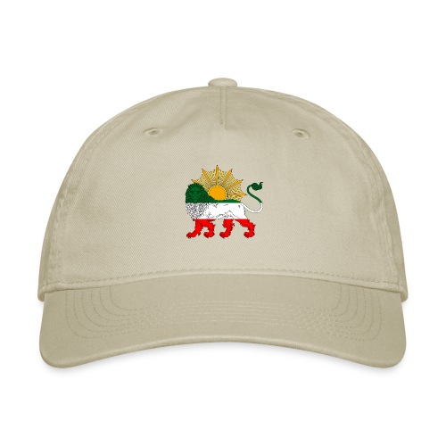 Lion and Sun Flag 2 - Organic Baseball Cap