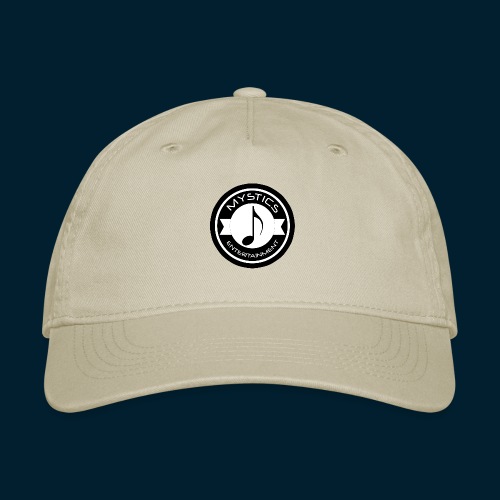 mystics_ent_black_logo - Organic Baseball Cap