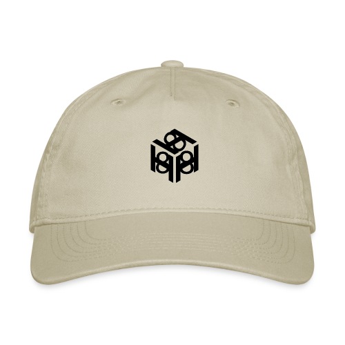 H 8 box logo design - Organic Baseball Cap