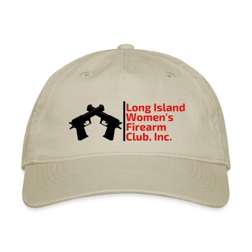 LIWFC Logo - Black and Red - Organic Baseball Cap