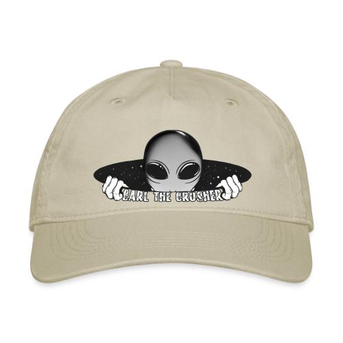 Coming Through Clear - Carl the Crusher - Organic Baseball Cap