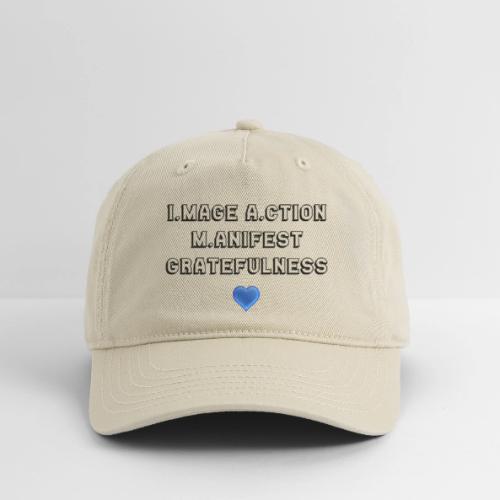 I.mage A.ction M.anifest - Black #2 - Organic Baseball Cap