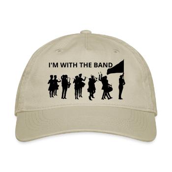 I'm With the Band - Organic Baseball Cap - khaki - Front