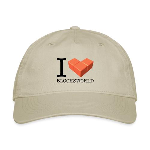 I Heart Blocksworld - Organic Baseball Cap