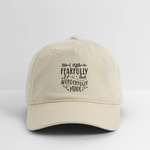 I Am Fearfully and Wonderfully Made Psalm - Organic Baseball Cap