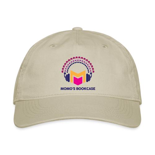 Momo's Bookcase Logo - Organic Baseball Cap