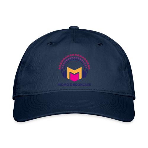 Momo's Bookcase Logo - Organic Baseball Cap