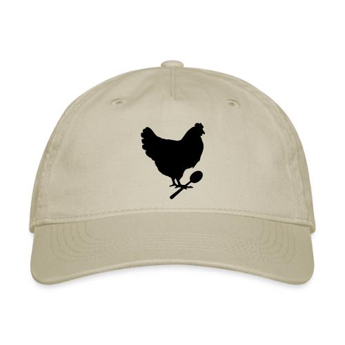 Cosmopolitan Cornbread Hen & Spoon Logo - Organic Baseball Cap