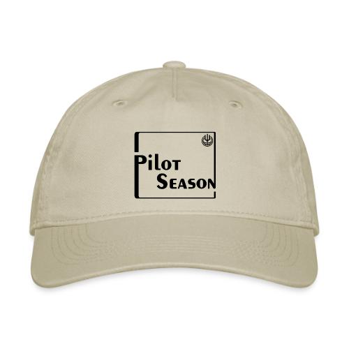 Pilot Season - Black - Organic Baseball Cap
