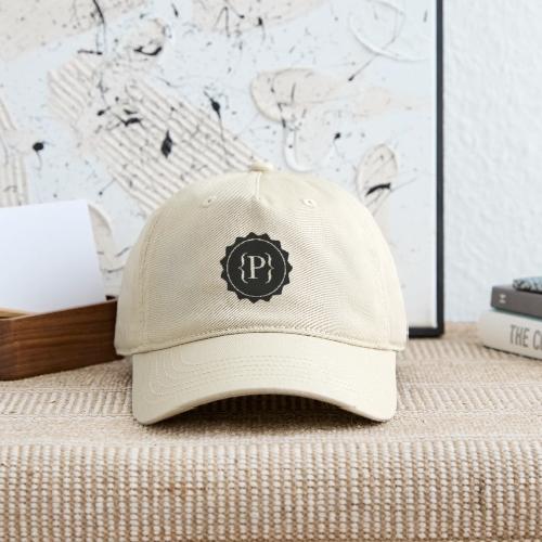 Main Logo Black - Organic Baseball Cap