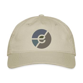 E - Organic Baseball Cap - khaki - Front
