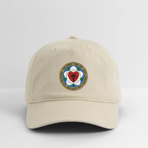 Luther Rose Five Solas Shirt–Christian Reformation - Organic Baseball Cap
