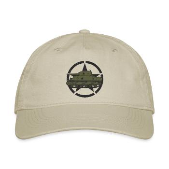 M4 Sherman | World War 2 Vehicle - Organic Baseball Cap - khaki - Front