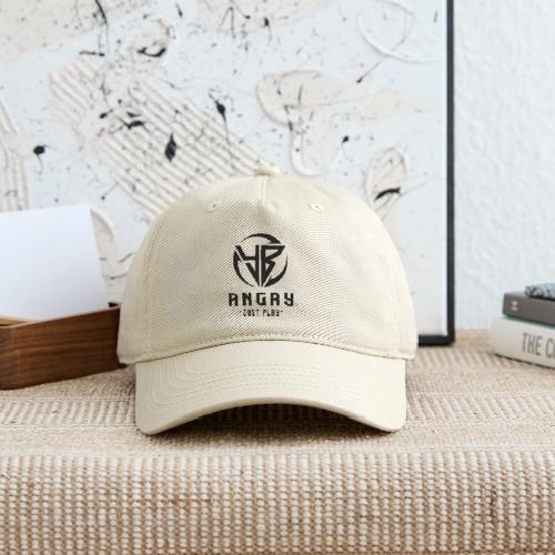 YBAngry Badge of Peace - Organic Baseball Cap