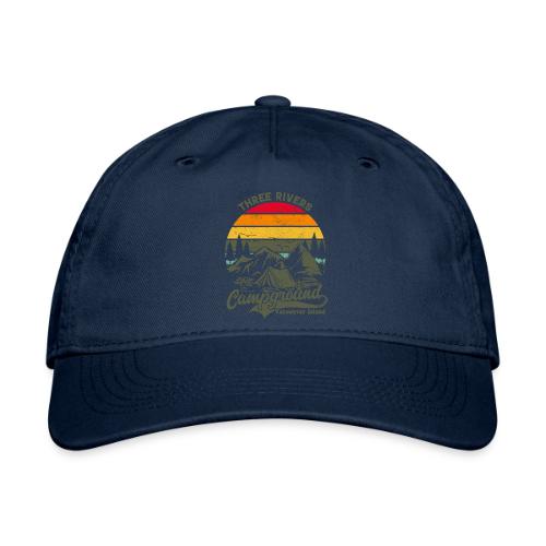 Three Rivers (dark logo) - Organic Baseball Cap