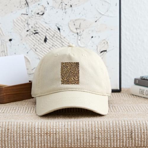 dark shaded leopard pattern - Organic Baseball Cap