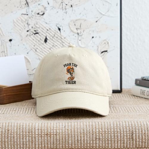 Fear The Tiger Football Helmet T-Shirt - Organic Baseball Cap