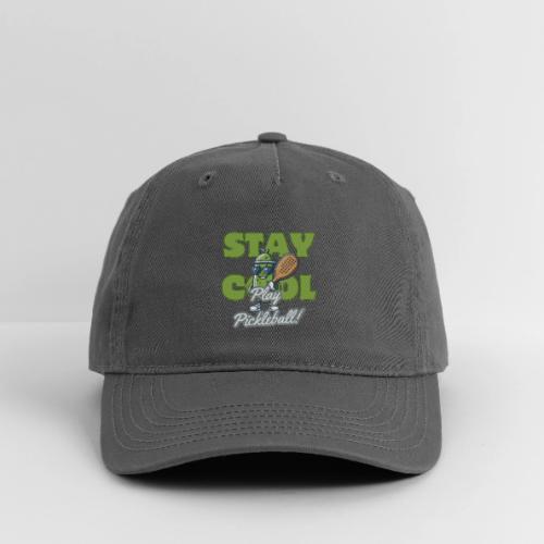 Show Your Pickleball Love - Sporty Cartoon Pickle - Organic Baseball Cap
