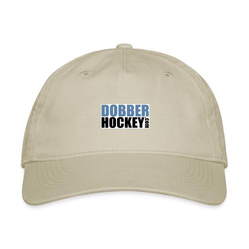 dobberhockey text logo - Organic Baseball Cap
