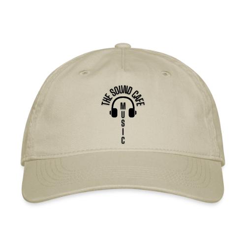 The Sound Cafe With Logo - Organic Baseball Cap