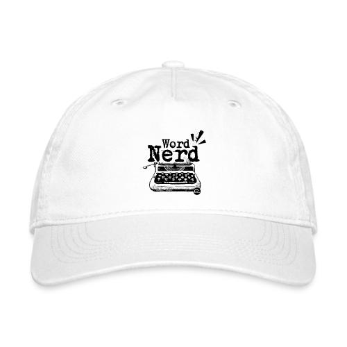 Word Nerd! (black) - Organic Baseball Cap