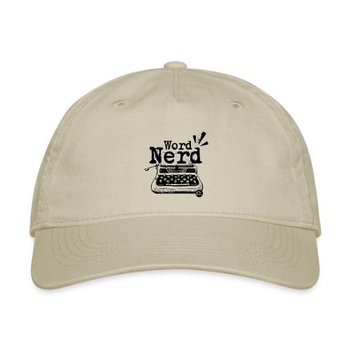Word Nerd! (black) - Organic Baseball Cap