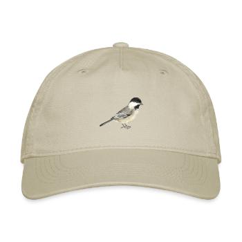Sweet Black-Capped Chickadee - Organic Baseball Cap - khaki - Front