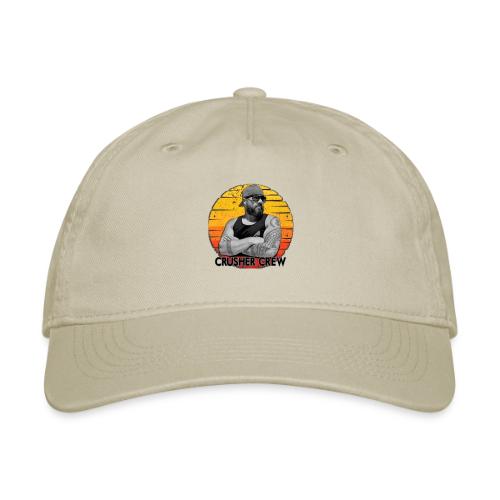 Crusher Crew Carl Crusher Sunset Circle - Organic Baseball Cap