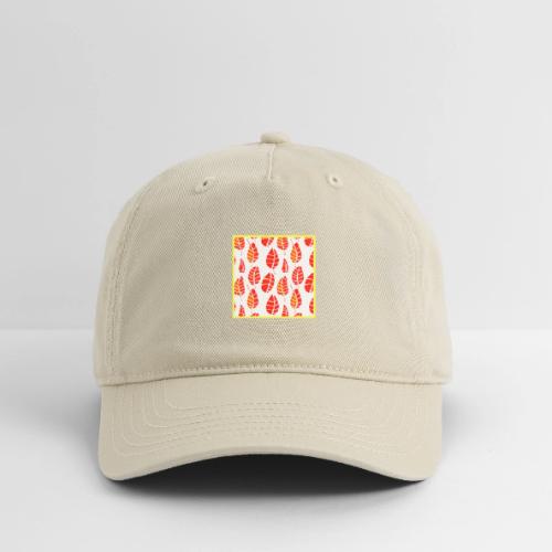 Elegant Leaf Art Neon Aesthetics - Organic Baseball Cap