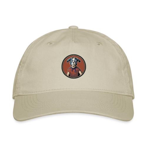 Dogboy Adventutes Red Circle Logo - Organic Baseball Cap