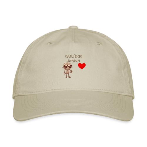 Smoon City_Carlsbad Beach - Organic Baseball Cap