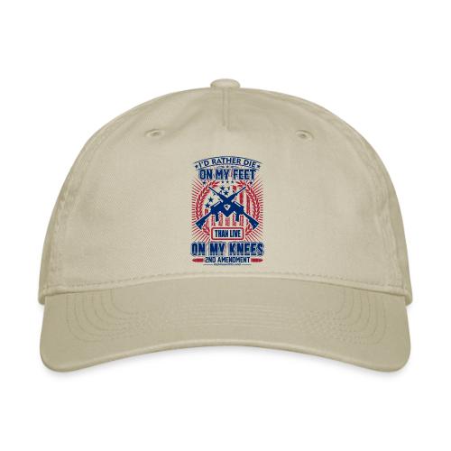Die on My Feet for Light Background - Organic Baseball Cap
