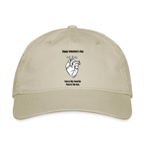 I'm Glad I Swiped Right T-Shirt | Funny Valentine - Organic Baseball Cap