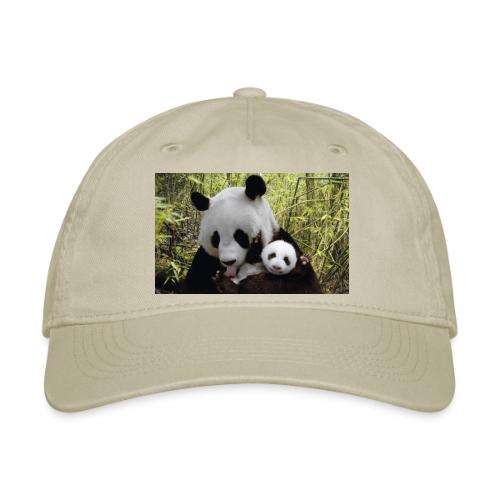 panda - Organic Baseball Cap