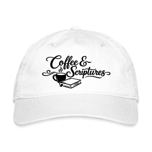 Coffee and Scriptures - Organic Baseball Cap