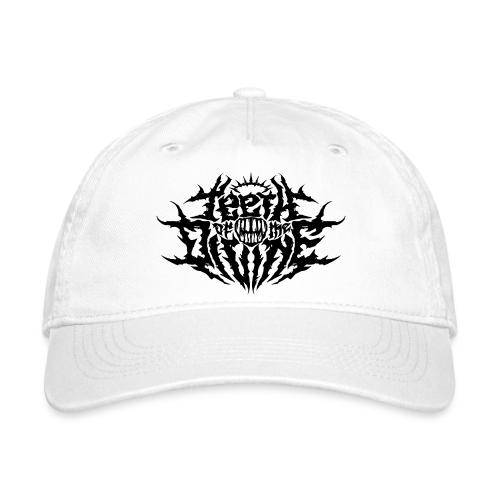 Teeth Of The Divine Logo BLACK - Organic Baseball Cap