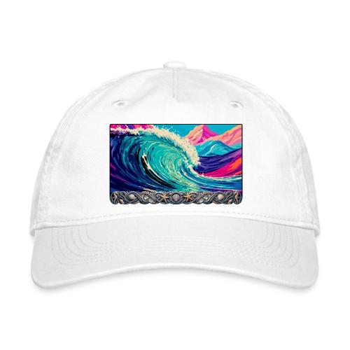 Crystal Lava Wave - Organic Baseball Cap