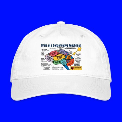 Brain of a Conservative Republican - Organic Baseball Cap