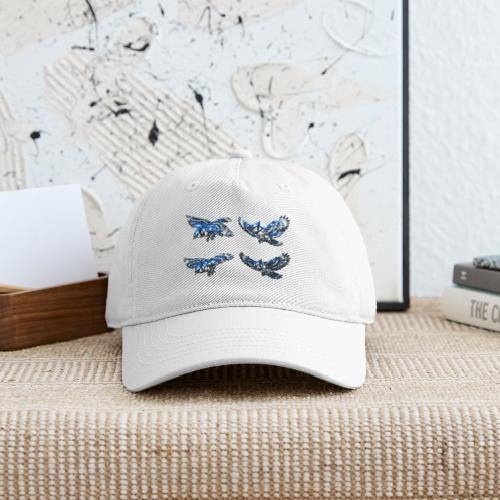 Silver Blue Jay Flight Stages - Organic Baseball Cap