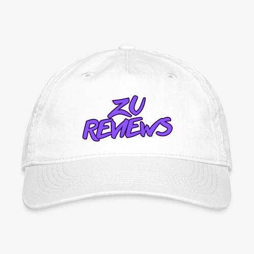 Zu Reviews Logo - Organic Baseball Cap