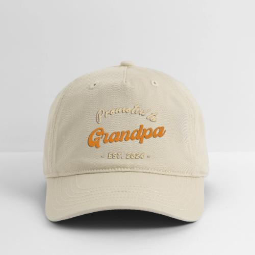 Promoted to Grandpa 2024 - Organic Baseball Cap