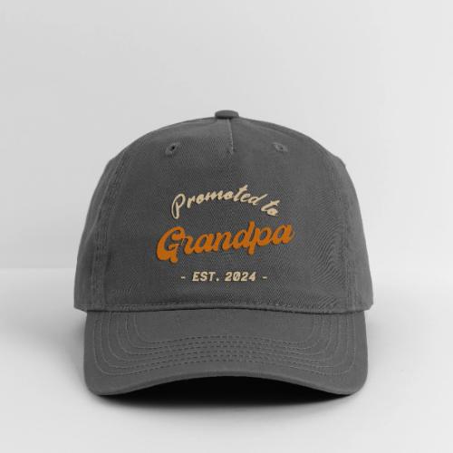 Promoted to Grandpa 2024 - Organic Baseball Cap