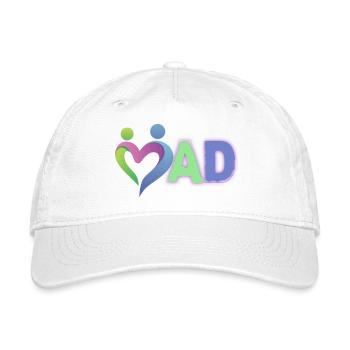 Love dad 1717855687873 - Organic Baseball Cap - white - Front