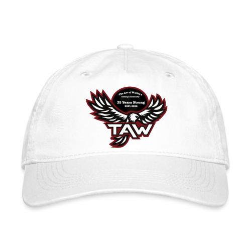 25yearlogo - Organic Baseball Cap