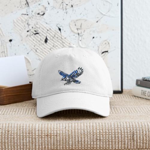 Silver Blue Jay Dive - Organic Baseball Cap